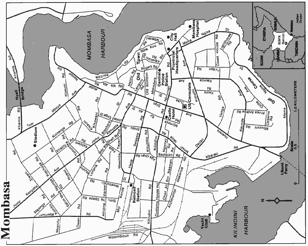 Nairobi map Nairobi map