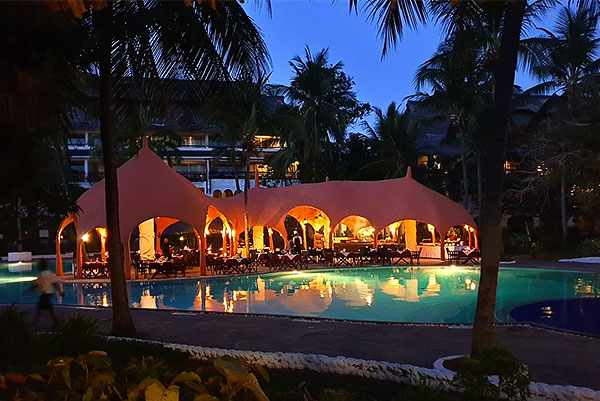 Hotel Southern Palms 4 stars Diani Beach kenya. Very Good.